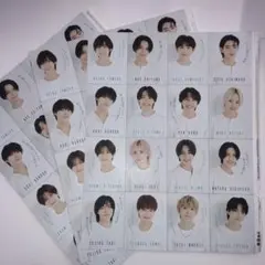 Duet 2025年10月号 少年忍者 マットピンナップ 厚紙 3枚セット