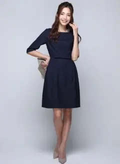 C.R.E.A.M パーティドレス Navy S