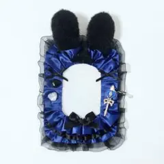 魔法使いなうさぎちゃん　トレカケースデコ　硬質カードケースデコ　青　ハロウィン