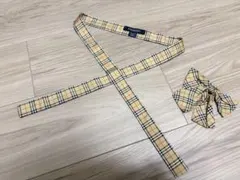 【正規品】バーバリーロンドン ノバチェック柄 ベルト/リボン新品未使用　リボン付