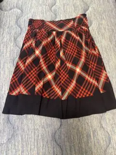 【美品】BURBERRY バーバリー　ブルーレーベル スカート　ロゴ付　36 M