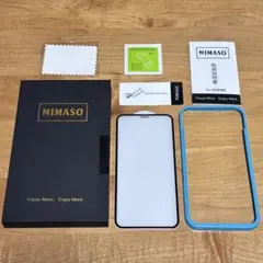 NIMASO ガラス保護フィルム9H iPhone13 ガイド枠付き 未使用品