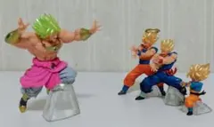 ドラゴンボール ガチャ 4体セット ブロリー 孫悟空 孫悟飯　HG　フィギュアのサムネイル