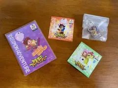デジモンアドベンチャー 25周年 ステッカー アクリルキーホルダー セット
