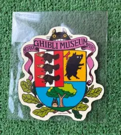三鷹の森_ジブリ美術館★美術館マーク_ステッカー：スタジオジブリ(大)
