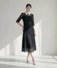 Andrea＆Co. 完全同型 ベルテッドレースワンピース - メルカリ