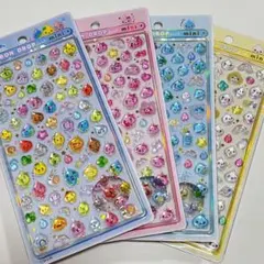 正規品　しずくちゃん　ボンボンドロップシール　ミニ　4枚セット まとめ売り M