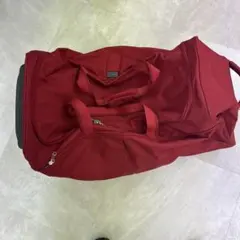 サムソナイト 赤いボストンバッグ 大容量 キャスター付き