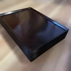 漆器風の長方形膳　トレイ　10枚