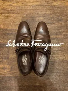 Salvatore Ferragamo ドレスシューズ　6 EE ブラウンのサムネイル