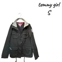 tommy girl フード付きジャケット S 黒