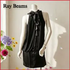Ray Beamsレイビームス★バックリボンノースリーブ ワンピースドレス 黒のサムネイル
