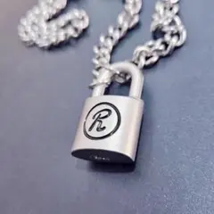 【SALE】シドチェーン R 南京錠ネックレス /ロックデザイン シルバー