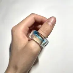 ガラス 指輪 リング