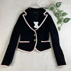【新品】リエンダ rienda パイピングデザイン 金ボタン ジャケット Mのサムネイル