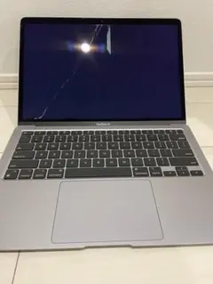 (ジャンク品) MacBook Air M1 スペースグレー 液晶割れ