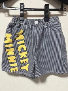 Littc リトシー　ミッキー ミニー 半ズボン ストライプ　130㎝　しまむら