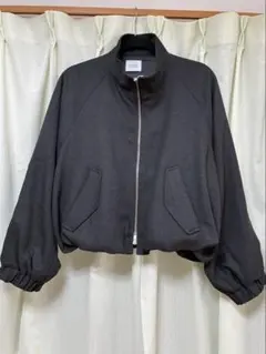 SALE‼️新品⭐︎LOWRYS FARMラナテックZIPブルゾン　チャコールM