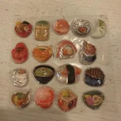 シールおすそ分け 立体 シール 食べ物