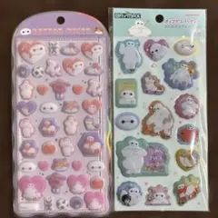 【正規品✨】 ベイマックス　コットンパフィ・わたあめカプセルシール　2点セット