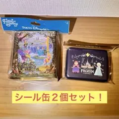 【新品未開封】ファンタジースプリングス & アナ雪 シール＆メモ缶セット！