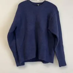 UNIQLO ダークブルー 長袖ニット Sサイズ