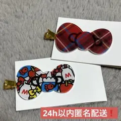 ハローキティ展　シークレット前髪クリップ　ヘアクリップ 2個セット