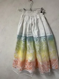 フラダンス スカート トロピカルパターン