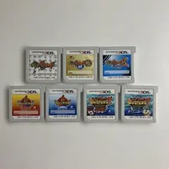 妖怪ウォッチソフト7本セット　真打　本家　赤猫団など　ソフトのみ　3DS