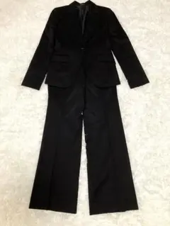 美品COMME CA ISM 黒 パンツスーツS