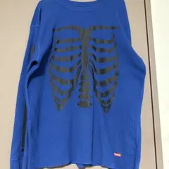 supreme 骨サーマル Hanes 骨格プリント 長袖カットソー M - メルカリ