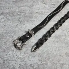 スタッズ　レザー　ベルト　ハンドメイド　beli-11 スタッズ レザー ベルト ハンドメイド beli-11 - メルカリ