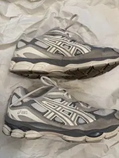 asics アシックス GEL-NYC Oyster Grey 27.5cm asics GEL-NYC CREAM/OYSTER GREY（アシックス ゲル エヌワイシー-オフ