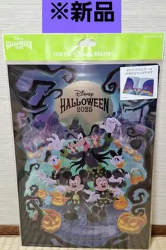 【新品】ディズニーハロウィーン2025　クリアホルダー2枚　ミッキー、ミニー