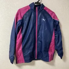 プーマ ジャージ 上下 セットアップ ナイロン 裏起毛 ピンク 紺 160 S