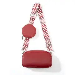 【新品未使用タグ✨】斜めがけショルダーポーチバッグ 赤