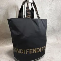 FENDI フェンディ トートバッグ ナイロン ブラック A4○のサムネイル