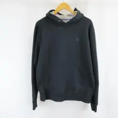 Champion ロゴ 刺繍 裏起毛 スウェット パーカー フーディ 古着 M