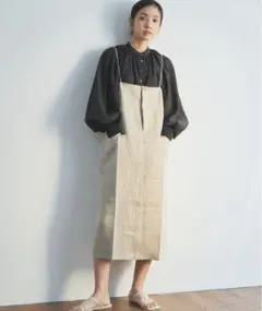 ジャンパースカート ロングワンピース