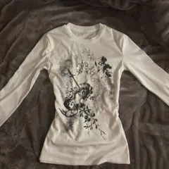 Y2K トップス白 レディース