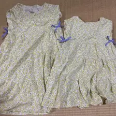 seraph 花柄ノースリーブワンピース 90cm 110cm