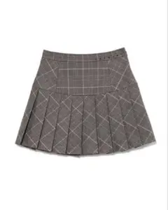 andmary Monica check pleats mini skirt S - メルカリ