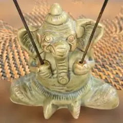 ガネーシャ像 ヒンドゥー教 風水置物 ブロンズ. 真鍮 アンティーク