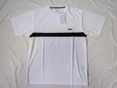 新品 FILA フィラ Tシャツ L 白 吸水速乾 UV対策