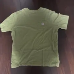 Carhartt ポケット付き Tシャツ オリーブグリーン