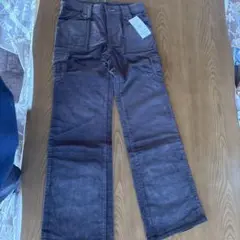 未使用ダークブラウンカジュアルパンツ