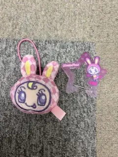メゾピアノ　フェイスマスコット　アクリルカラビナ
