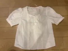 GU レースブラウス ホワイト Mサイズ