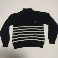 nicole club kids ネイビー ストライプ セーター