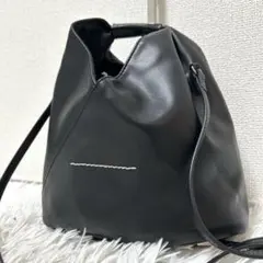 【極美品✨ジャパニーズ/2way】メゾンマルジェラ　ショルダーバッグ　黒　人気